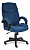 Кресло OREON флок, синий, 32
