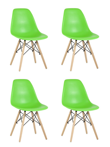 Стул DSW светло-зеленый x4 фото Стул DSW светло-зеленый x4. Фото №2