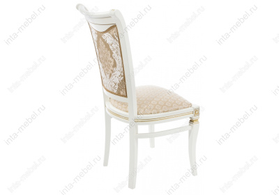 Стул деревянный Mariano молочный патина. Фото