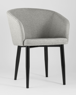 Кресло Ральф рогожка серый фото Кресло Ральф рогожка серый. Фото №3