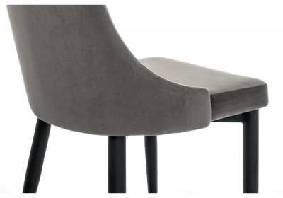 Стул Kora dark gray / black фото Стул Kora dark gray / black. Фото №5