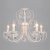 Подвесная люстра Eurosvet Alda 3305/5 белый с золотом/прозрачный хрусталь Strotskis фото Подвесная люстра Eurosvet Alda 3305/5 белый с золотом/прозрачный хрусталь Strotskis. Фото №1