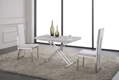 Стол-трансформер В2166 белый лак. Фото