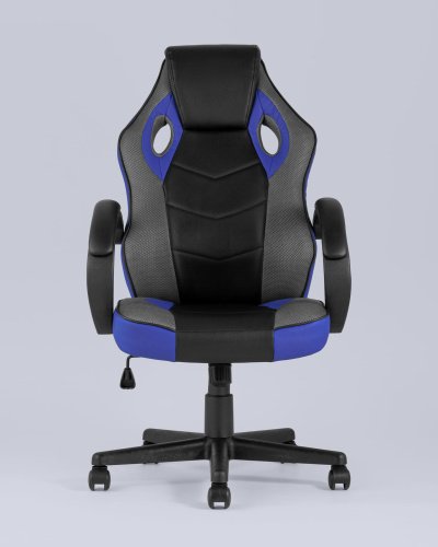 Кресло игровое TopChairs Sprinter синее. Фото №5