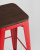 Стул барный TOLIX WOOD красный глянцевый фото Стул барный TOLIX WOOD красный глянцевый. Фото №6