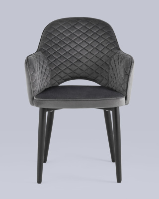 Стул Венера диамант велюр серый фото Стул Венера диамант велюр серый. Фото №5