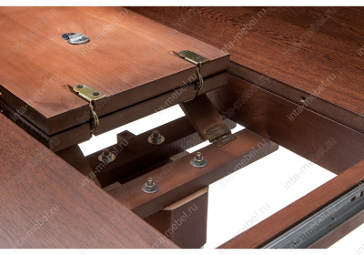 Стол деревянный Павия орех с коричневой патиной. Фото №5