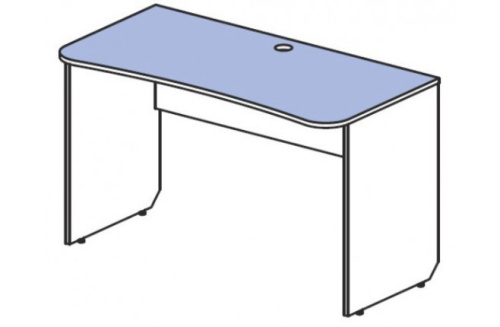 Стол письменный Силуэт. Фото №1