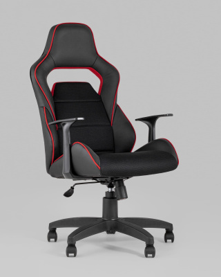 Кресло игровое TopChairs Meteor черное фото Кресло игровое TopChairs Meteor черное. Фото №3