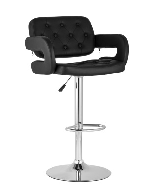 Стул полубарный Марсель велюр зеленый. Фото