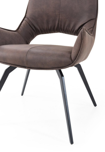 Стул DC1241 коричневый/черный. Фото №13