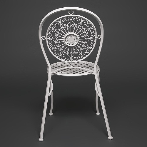 Кованый стул Secret De Maison Gloria белый. Фото №4