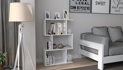 Стеллаж Polini Home Smart, белый фото Стеллаж Polini Home Smart, белый. Фото №5