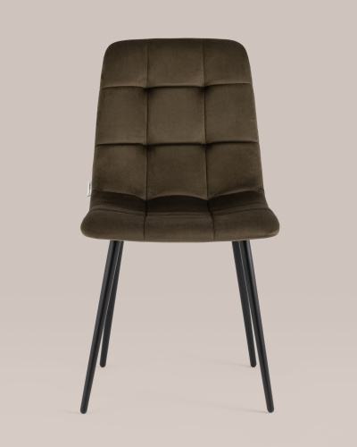 Стул Одди велюр коричневый. Фото №5