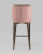 Стул полубарный Лоренс велюр пыльно-розовый. Фото №6