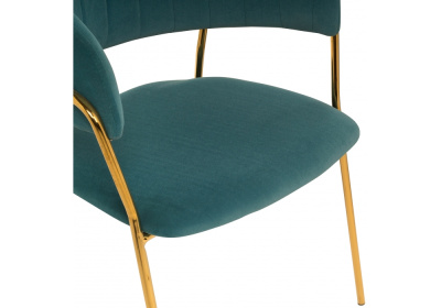 Стул Kamelia green / gold. Фото