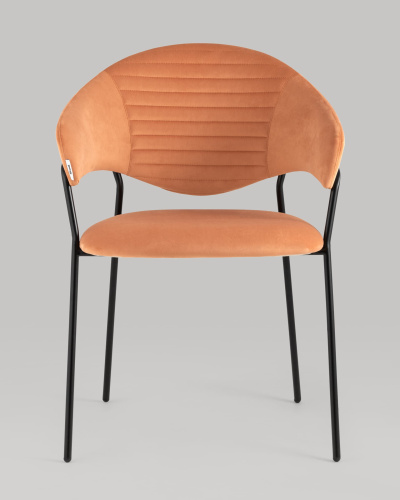 Стул Алексис велюр оранжевый. Фото №5