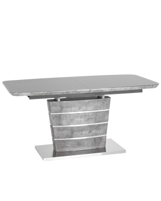 Стол обеденный Гамбург раскладной 160-200*90 серый фото Стол обеденный Гамбург раскладной 160-200*90 серый. Фото №2