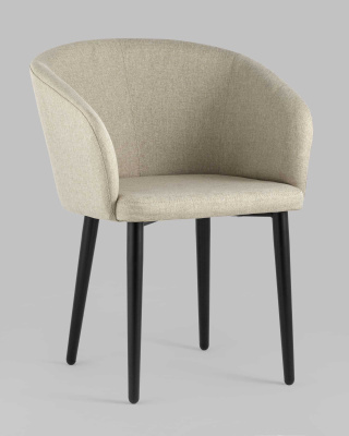 Кресло Ральф рогожка бежевый. Фото