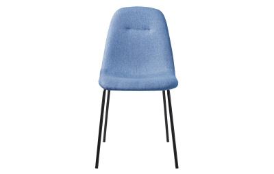 Стул C-1101 синий/матовый черный. Фото