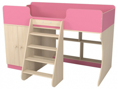 Набор для детской Р441, древесина коричневая светлая дуб. Фото №3