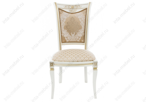 Стул деревянный Mariano молочный патина. Фото №3