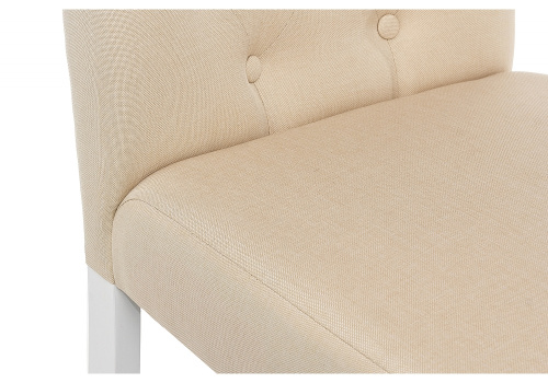 Стул деревянный Amelia white / fabric cream. Фото №6