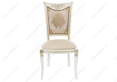 Стул деревянный Mariano молочный патина. Фото