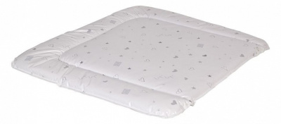 Матрас пеленальный Polini kids French Teddy, белый фото Матрас пеленальный Polini kids French Teddy, белый. Фото №3