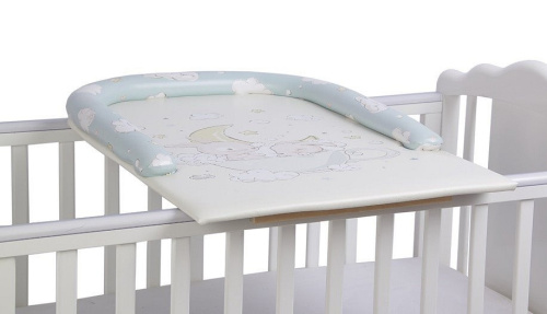 Доска пеленальная Polini kids Зайки на облачках с бортиками,. Фото №5