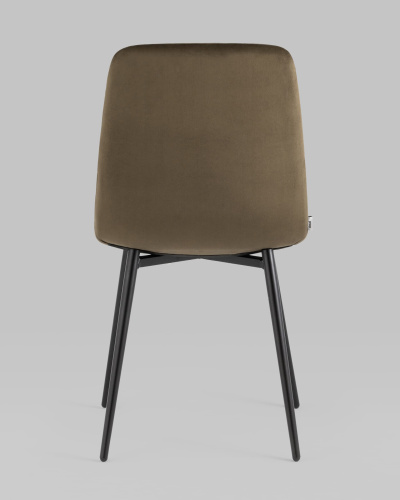 Стул Одди велюр коричневый. Фото №6