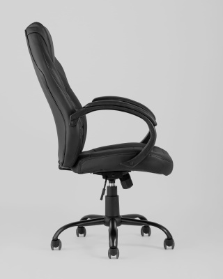 Кресло игровое TopChairs Racer Midi черное фото Кресло игровое TopChairs Racer Midi черное. Фото №4