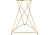 Стол Milena white / gold. Фото №4