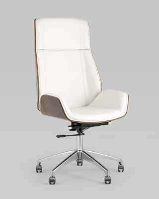 Кресло руководителя TopChairs Crown бежевое фото Кресло руководителя TopChairs Crown бежевое. Фото №3