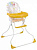 Стул для кормления Polini Kids Малышарики Солнечный день, белый