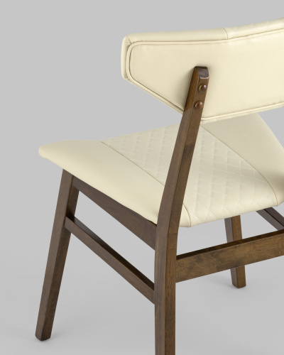 Стул обеденный TOR кремовый ПУ 4 шт.. Фото №8