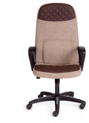 Кресло ADVANCE ткань/кож/зам, светло-коричневый/коричневый, фостер 03/36-36 фото Кресло ADVANCE ткань/кож/зам, светло-коричневый/коричневый, фостер 03/36-36. Фото №2