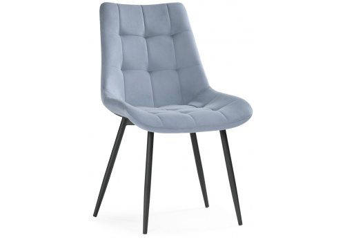 Стул Sidra light blue / black. Фото №1