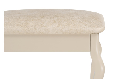 Банкетка Лусте сонома / ткань бежевая. Фото