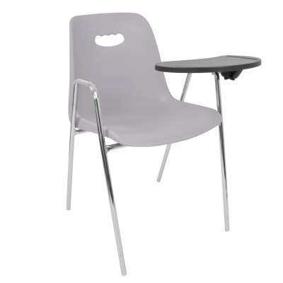 Стул Venezia-4 высокие ножки с подлокотниками + столик TLT каркас хром. Фото №3