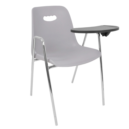 Стул Venezia-4 высокие ножки с подлокотниками + столик TLT каркас хром. Фото №3