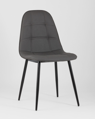 Стул Тейлор экокожа тёмно-серый. Фото №3