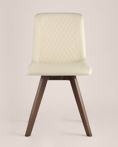 Стул MARTA PU бежевый 4 шт.. Фото №5