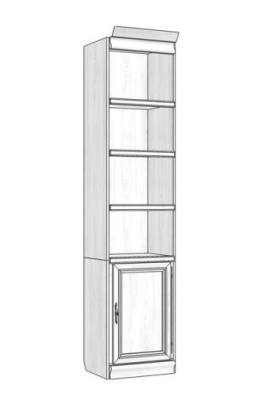 Шкаф модульный Оскар ММ-218-131/132(левый, правый). Фото