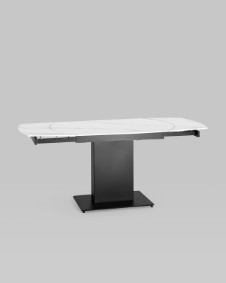 Стол обеденный Хлоя раскладной 120-180*90 керамика светлая. Фото