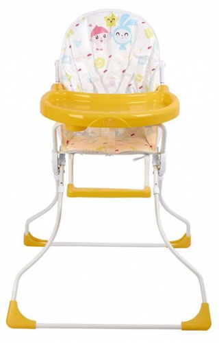 Стул для кормления Polini Kids Малышарики Солнечный день, белый фото Стул для кормления Polini Kids Малышарики Солнечный день, белый. Фото №3
