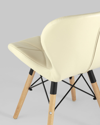 Стул Бон экокожа бежевый фото Стул Бон экокожа бежевый. Фото №8